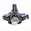 10W IR Sensor Headlights Aluminium Zoom Adjustable Head Lamp