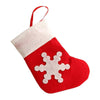 12 Pieces/Set Mini Christmas Stockings Dinnerware Cover Xmas Tree Decorations Christmas Decorations Festival Party Ornament