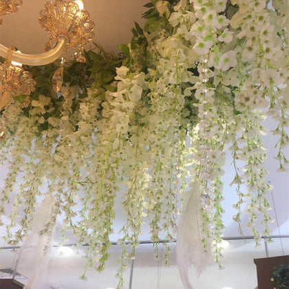 12 Branch Wisteria Wedding Decorate Home Decorate Artificial Flower 105CM