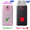 Flip Cover Leather Phone Case For Samsung Galaxy Note 3 Galaxi Not Note3 Sm N900 N9000 N9005 S Sm-N900 Sm-N9005 Smart View Chip