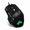 High Quality Wired Gaming Mouse 5500 Dpi 7 Button Led Optical Usb Game Mouse Mice For Gamer Professional Cable Mause Pc Desktop (Black)