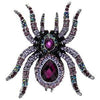 Yacq Spider Brooch Pin Pendant Halloween Christmas Party Jewelry Gifts Decoration For Women Girls Her Wife Mom Ba12