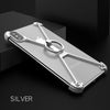 Oatsbasf X Shape With Ring Holder Case For Iphone Xs Shell For Iphone Xs Max Case Metal Bumper For Iphone X With Gift Glass Film