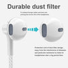 Simvict Sports Earphone With Microphone 3.5Mm In-Ear Stereo Earbuds Headset For Computer Cell Phone Mp3 Music Headphones