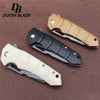 7.9" Knives 60-61Hrc D2 Blade Outdoor Survival Ball Bearing Tumbling Folding Knifes G10 Tactical Knife Utility Pocket Knives