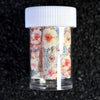 1 Meter In Bottle Nail Art Design Foil Glue Transfer Foil White Flower Silver Dandelion Share Your Sunny Excursions Sy646