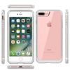 Dir-Maos For Iphone 8 Plus Case 7 Plus 6 6S Plus Beatle Shock Proof Anti Scratch Color Bumper Clear Panel Slim Cover Simple Life