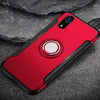 H&A Luxury Shockproof Phone Case For Iphone X Xr Xs Max Magnetic Ring Stand Phone Cover For Iphone Xs Max Xr X Car Holder Cases