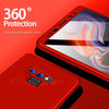 Luxury 360 Full Cover Cases For Samsung Galaxy S9 S8 Plus S7 Edge Shockproof Phone Case For Samsung Note 9 8 Case With Glass