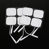 20Pcs/Lot Electrode Pads Tens Electrodes For Tens Digital Therapy Machine Body Massager 5X5Cm Nerve Stimulator With 2Mm Plug