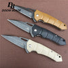 7.9" Knives 60-61Hrc D2 Blade Outdoor Survival Ball Bearing Tumbling Folding Knifes G10 Tactical Knife Utility Pocket Knives