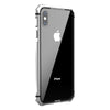 For Iphone X 7 8 Plus Case Black Protective Aircraft Bumper Metal Screw Cell Phone Case With Transparent Back Tempered Glass