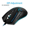 Imice Wired Gaming Mouse Professional Game Mouse 3200Dpi Usb Optical Mouse  6 Buttons Computer Mouse Gamer Mice For Pc Laptop X8 (Black)