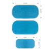 Replacement Gel Pads For Ems Trainer Transparent Gel Sheet Electrode Pad For Abdominal Muscle Abs Stimulator Replacement Gel Pad