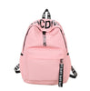 Women Canvas Backpack For School Teenagers Girls Casual Shoulder Bags Ladies Pink Letter Backpack Female Bookbag Student Bag