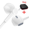 Simvict E6C Earphone Stereo Bass Sound Special Half In-Ear Headset With Mic Handsfree For Phones Iphone 6 6S 5 5S Xiaomi Samsung