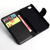 Konsmart New Book Style Wallet Cover For Iphone 4S Flip Pu Leather Case For Iphone 4 4S Iphone4S Black Funda Cellphone Cases (Black)