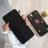 Jcovrni Three-Dimensional Metallic Stars Moon Shining Shell For Iphone Xr Xs 6 6Plus7 7Plus 8 8Plus Soft Silicone Back Cover