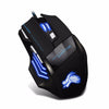 High Quality Wired Gaming Mouse 5500 Dpi 7 Button Led Optical Usb Game Mouse Mice For Gamer Professional Cable Mause Pc Desktop (Black)