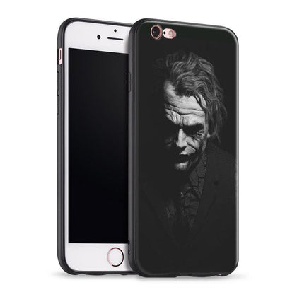 The Joker Heath Ledger pattern Coque Soft Silicone Phone Case Cover Shell For Apple iPhone 5 5s Se 6 6s 7 8 Plus X XR XS MAX