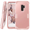 360 Shockproof Full Protect Cover Hybrid Tpu+Rubber Hard Rugged Armor Rose Gold Phone Case For Galaxy S9 S8 Plus Note 8 9