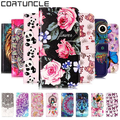 COATUNCLE Flip Leather Case sFor Fundas Samsung Galaxy S7 Edge case For coque Samsung S7 3D Relief Wallet Cover Stand Phone Case