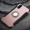 H&A Luxury Shockproof Phone Case For Iphone X Xr Xs Max Magnetic Ring Stand Phone Cover For Iphone Xs Max Xr X Car Holder Cases