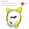 Yijee Cat Ear Headphones With Led Flashing Glowing Light Headset Gaming Earphones For Pc Computer And Mobile Phone