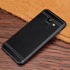 For Galaxy A6 2018 A600F Drop-Proof Leather Texture Soft Tpu Case For Samsung Galaxy A6 Plus 2018 A605G Coque Funda Capa