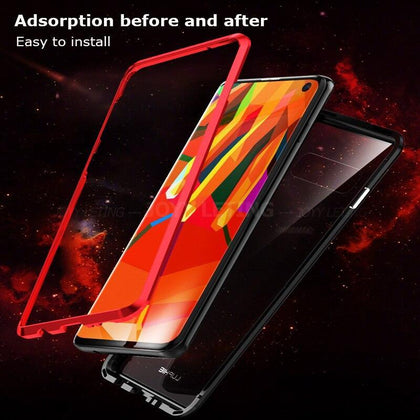 Magnetic Adsorption Case For Samsung Galaxy S10 Plus Lite S10+ Metal Bumper Protection Case Cover For Samsung S10e S10Plus S 10