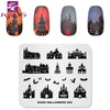Kads 23 Design Halloween Flower Nail Stamping Plates Nail Printing Stamping Template Nail Art Stencils For Manicure Print Nails