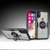 Tempered Glass Case For Iphone Xs Max Case Luxury Magnetic Ring Stand Rubber Back Cover For Iphone 6 6S 7 8 Plus X Xr Coque