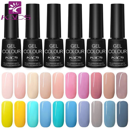 KADS 1Pc Nail Gel Polish Gel Lacquer Soak Off Gel Nail Polish LED UV Glue Nail Art 7ml nails Top Base Coat gel varnish