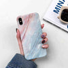 Tzomsze Luxury Marble Phone Case For Iphone X Xs Xr Max 7 6 6S 8 Plus Case For Iphone 7 Case Cover 8Plus 7Plus Coque Fundas