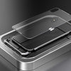 For Iphone X 7 8 Plus Case Black Protective Aircraft Bumper Metal Screw Cell Phone Case With Transparent Back Tempered Glass