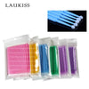 100Pcs/Lot Micro Make Up Brushes Eyelash Extension Eye Lash Glue Brushes Lint Free Disposable Applicators Sticks Makeup Tools