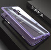 Luphie For Samsung Galaxy S9 S8 Plus S7 Edge Note 8 Note 9 Case Original Brand-New Magnetic Aluminum Metal Frame Tempered Glass