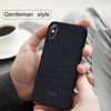 For Iphone Xs Max Case For Iphone Xs Case For Iphone Xr Case Cover Mofi Xs Max Back Cover Ipx Business Suit Cloth Style Fabrics