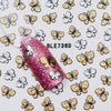 3D Butterfly Nail Art Shinning Glitter Stickers Diy Stickers For Nail Decals Nail Art Accessories Ble7360