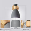 Nordic Minimalist Solid Wood Cartoon Wall Lamp Modern Creative Led E27 Wall Light For Bedroom Bedside Restaurant Coffee Bar