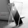 Cafele Case For Iphone X Xr Xs Max 7 8 Plus Soft Tpu Edge Tempered Glass Ultra Thin Transparent Glass Back Cover For Iphone X Xs