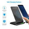 Vikefon 10W Qi Wireless Charger For Iphone X/Xs Max Xr 8 Plus Smart Quick Charge Fast Charger For Samsung S8 S9 S10 Xiaomi Mi 9