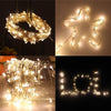 10M 5M Button Aa Battery Usb Operated Led String Lights Fairy Bulb For Christmas Xmas Garland Party Wedding Decoration Ourdoor