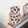 Oryksz For Iphone X Xs Xr Xs Max Case Luxury Leopard Print Silicone Soft Hang Rope Cases For Iphone X 6S 6 7 8 Plus Back Cover