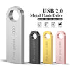 new Metal usb flash drive 128GB 64GB 32GB pen drive pendrive 16GB 8GB 4GB flash memory stick u disk cle usb 2.0 Free custom LOGO