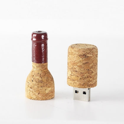 Red Wine Bottle USb 512gb 256gb 128gb Creativo Usb Flash Drive Pen Drive Pendriver Mini USB Flash Memory Stick Card 64GB 8-32GB