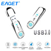 Eaget USB Flash Drive 64GB 32GB USB 3.0 Pen drive 64GB Fingerprint Encryption Metal Pendrive USB Stick 32GB Storage Flash Disk